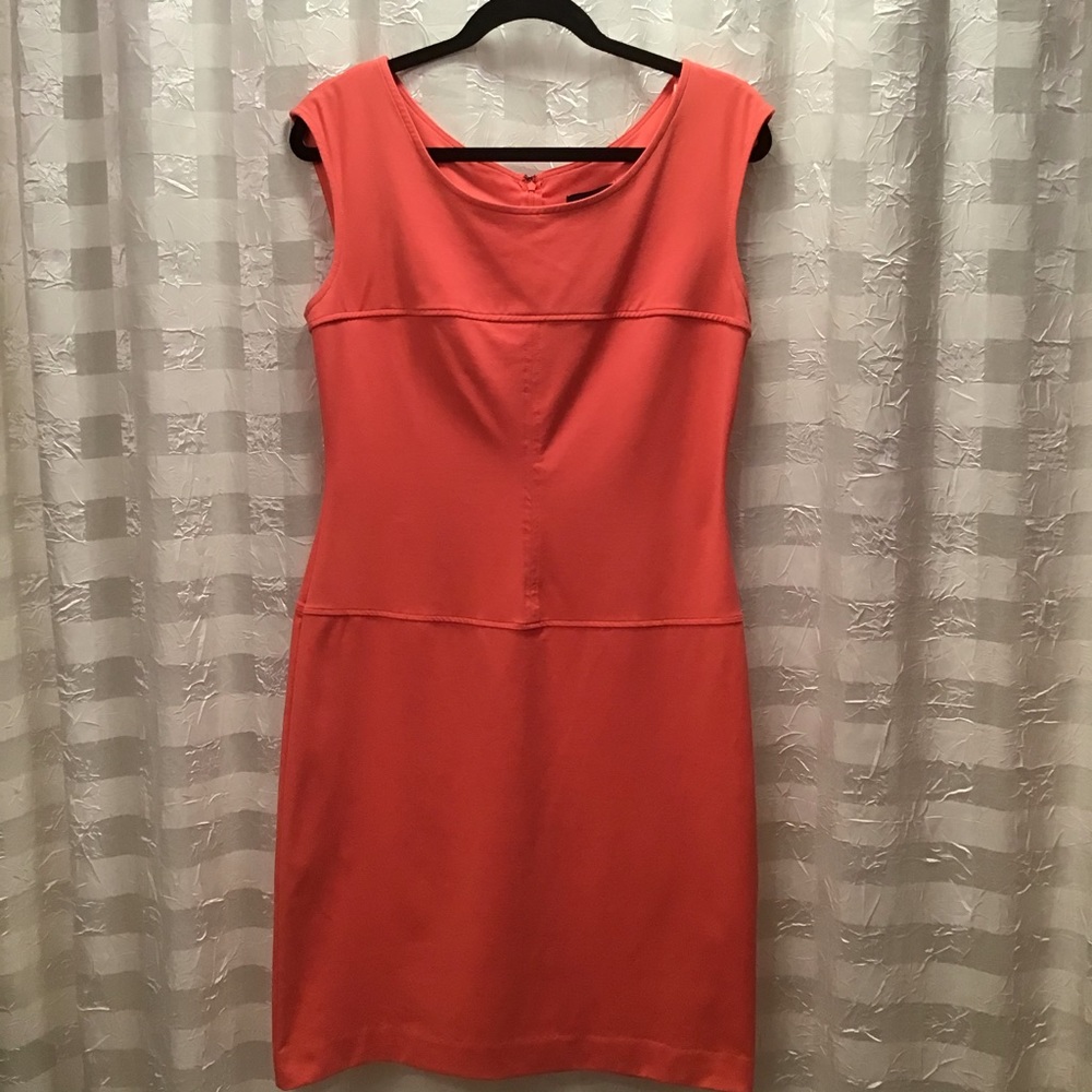 Cynthia Rowley Salmon Stretch Career Dress, Size L